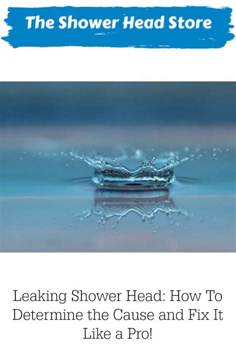 Leaking Shower Head: How To Determine The Cause ...